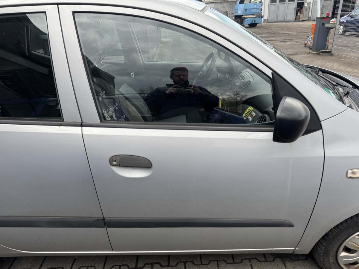 Hyundai I10 PA original T&uuml;r vorn rechts HD Sleek Silver Rohbau Bj.2010